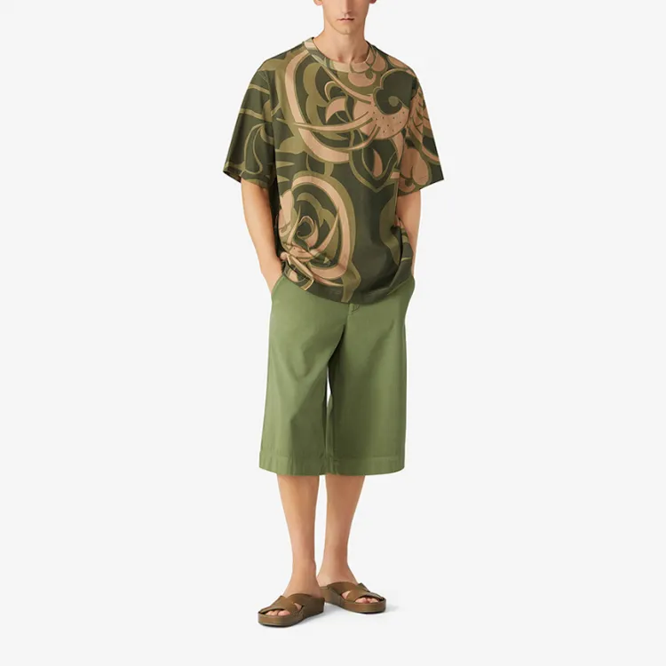 KENZO T Shirts Men Khaki-2
