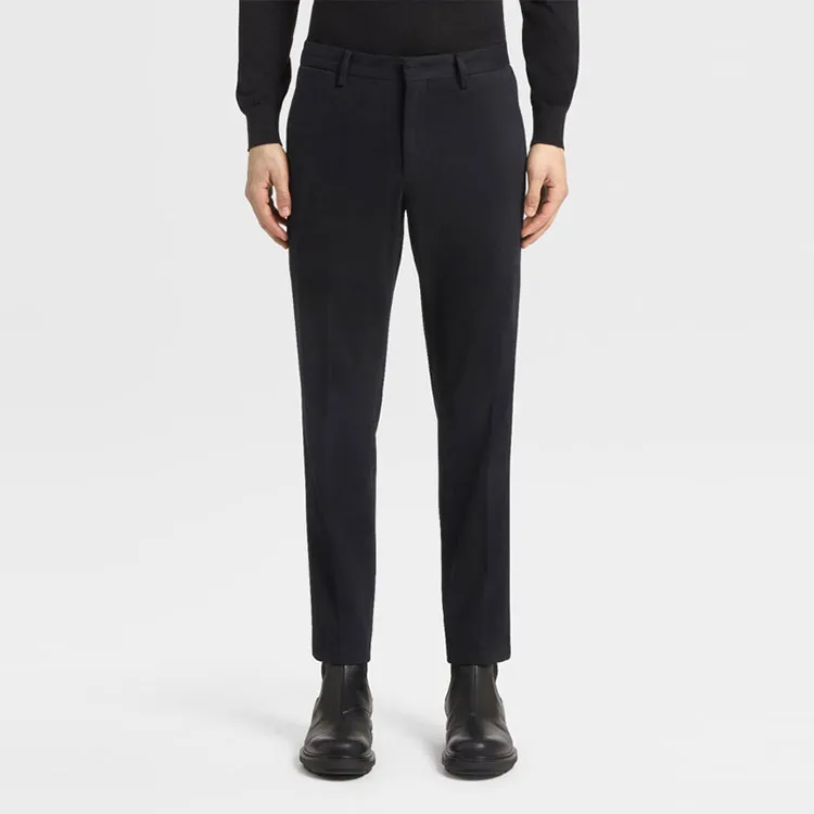 Ermenegildo Zegna Suit Trousers Men Black-2
