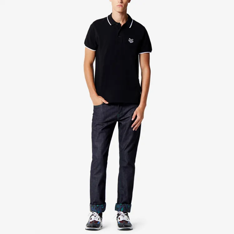 KENZO Polo Shirts Men Black-2