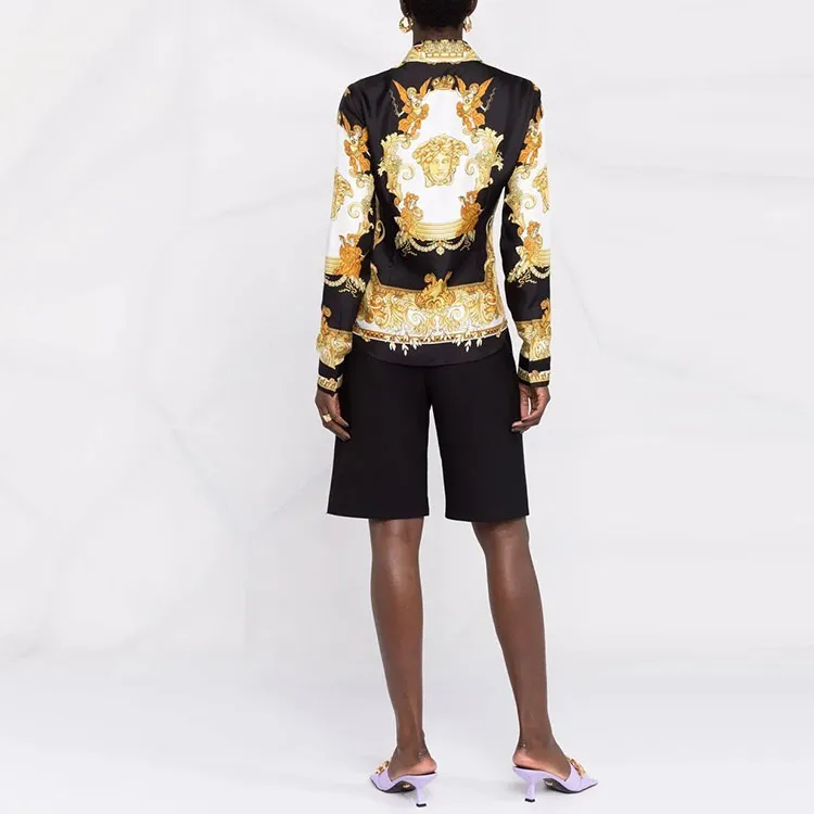 VERSACE Shirts Women's Black-2