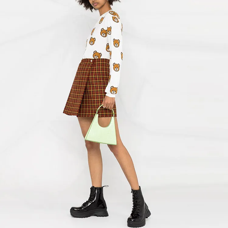 MOSCHINO Slim Fit Sweater Women's White-3
