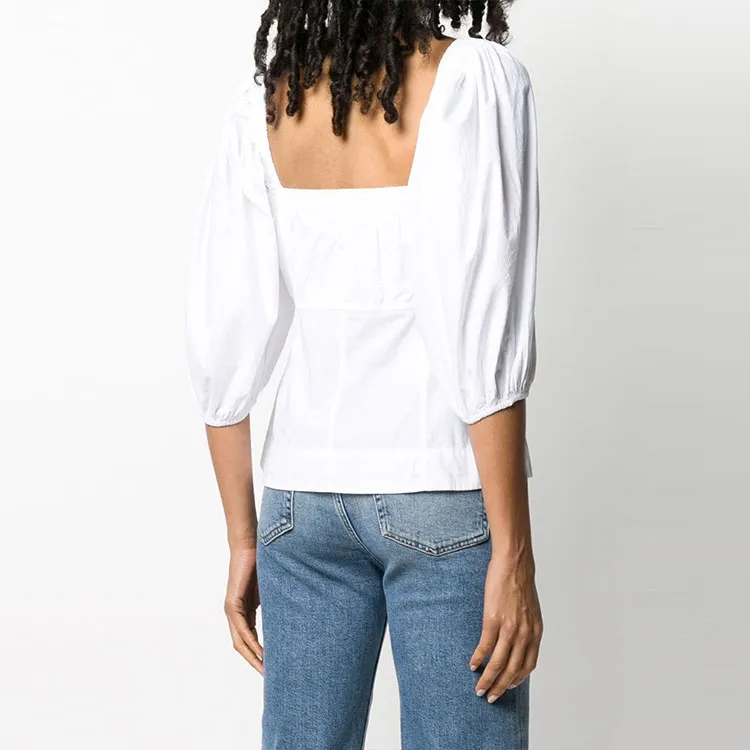 GANNI Shirts Women's White-2