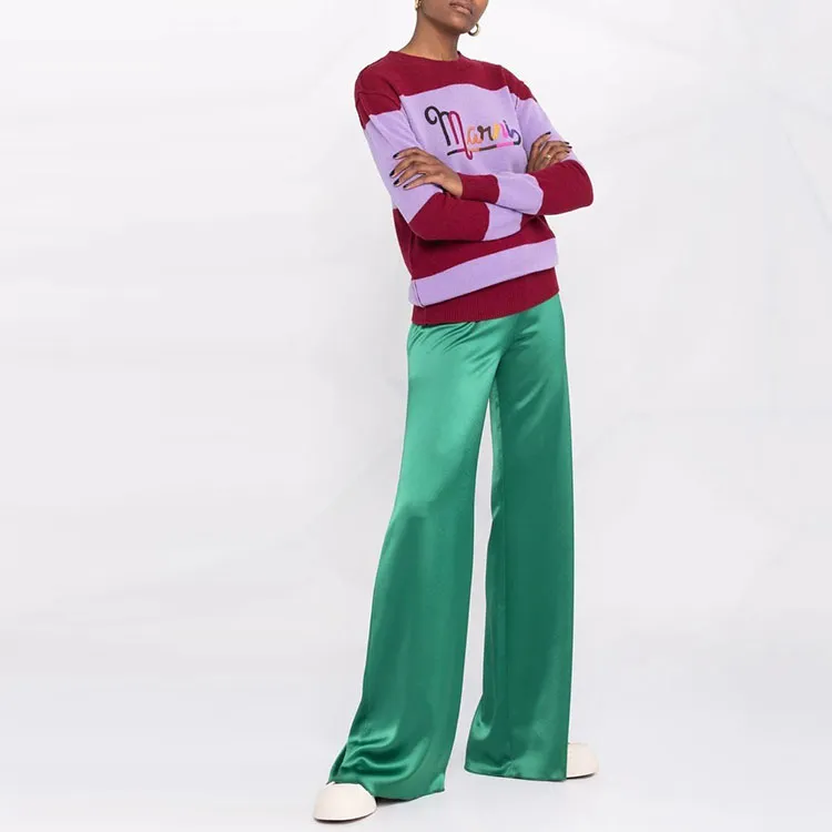 MARNI FW21 Fitted Sweater Women's Purple-1
