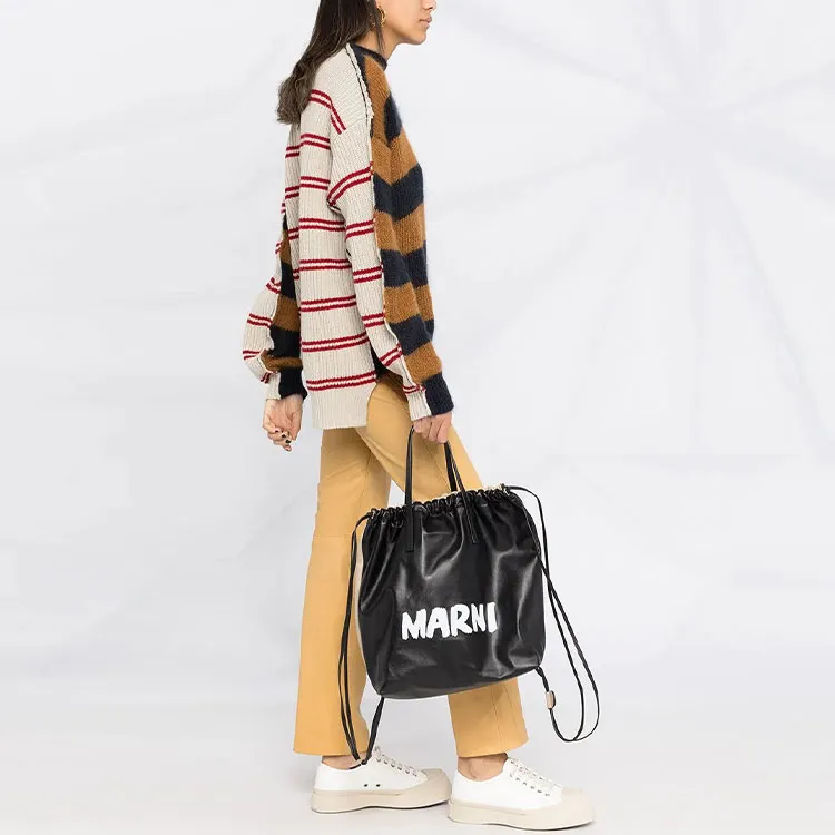 MARNI FW21 Fitted Sweater Women's Brown-1