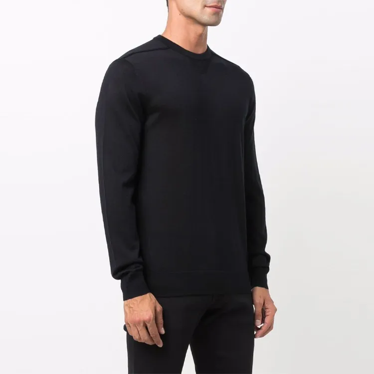 EMPORIO ARMANI Long Sleeved Crewneck Jumper-4