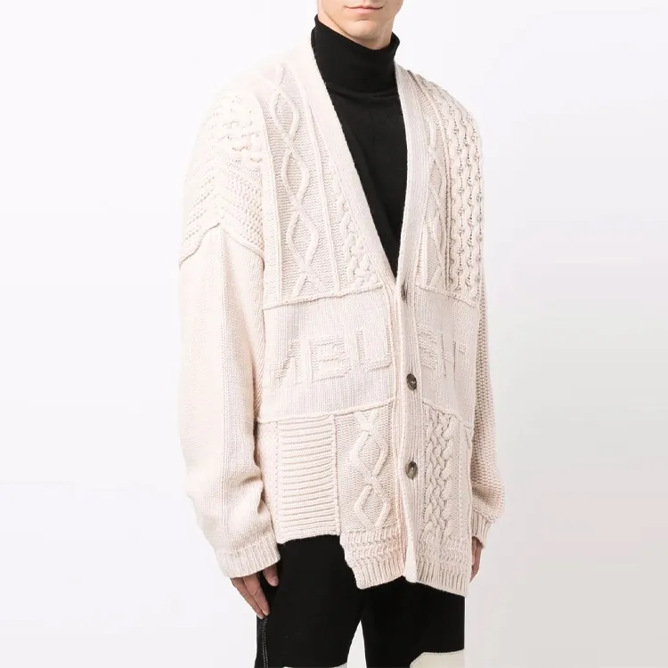 AMBUSH Patchwork knit Cardigan-1