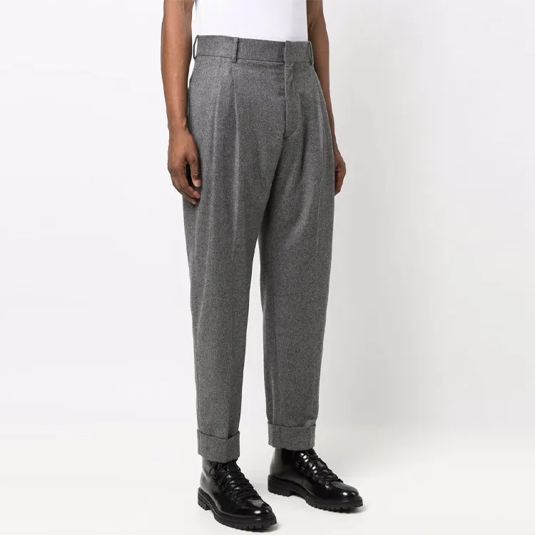 Alexander McQueen Suit Trousers Men Gray-1