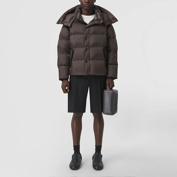 Burberry Detachable Sleeve Hooded Puffer Jacket-2