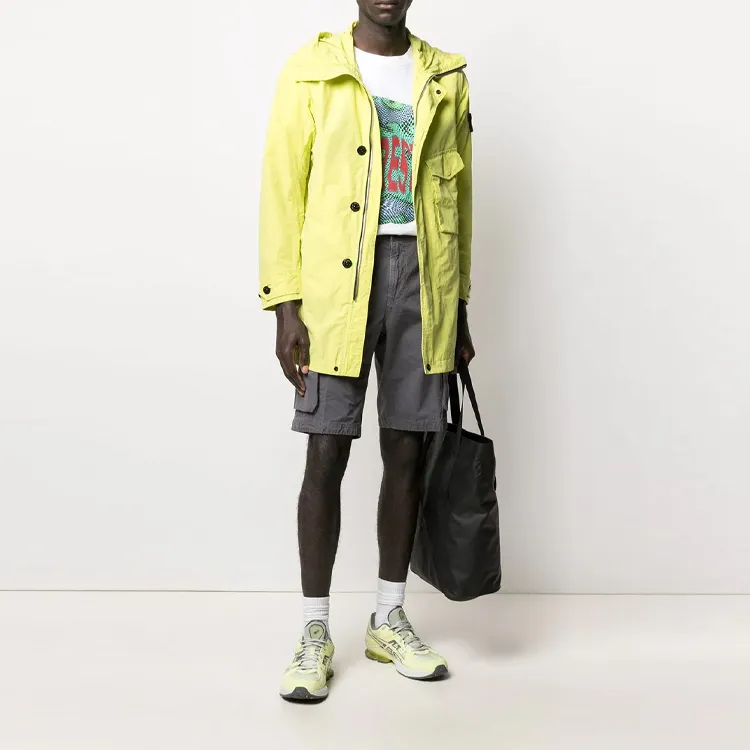STONE ISLAND Parka Coats Men Yellow-1