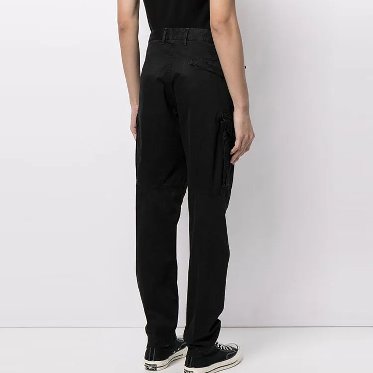 STONE ISLAND SS21 Cargo Pants Men's Black-3