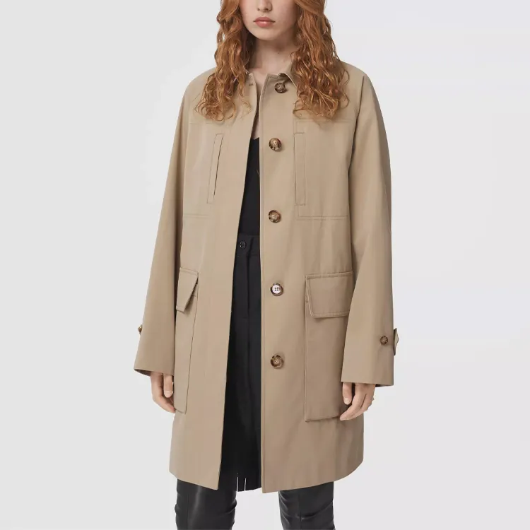 Burberry Coats Women's Honey-3