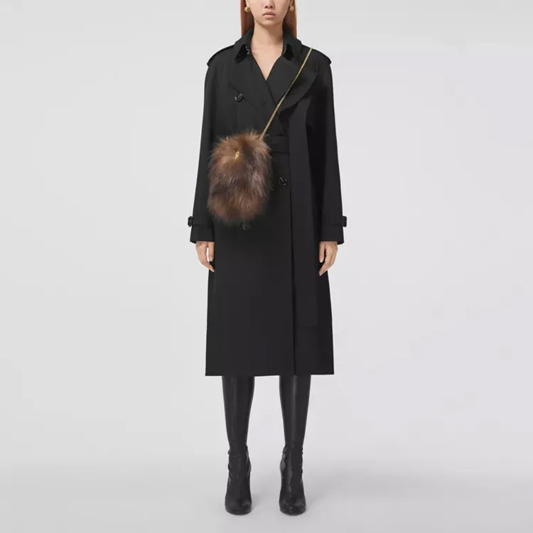 Burberry Trench Coat Women's Black-2