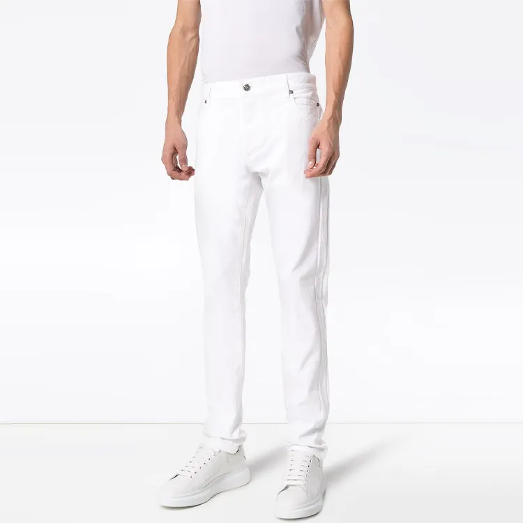BALMAIN Jeans Men White-2
