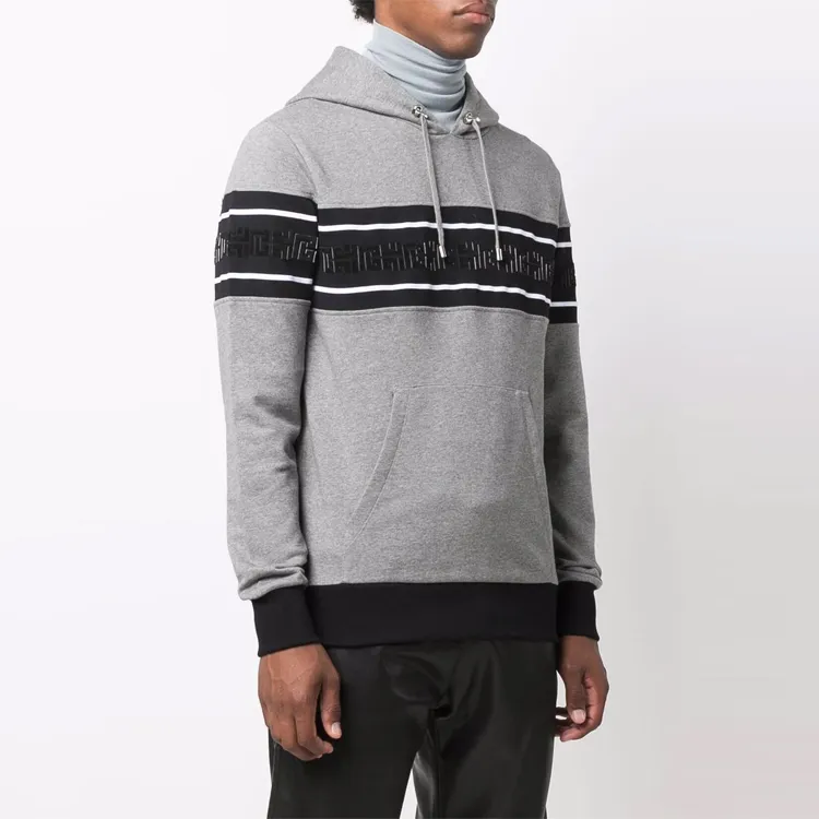 BALMAIN Sweatshirts Men Gray-3
