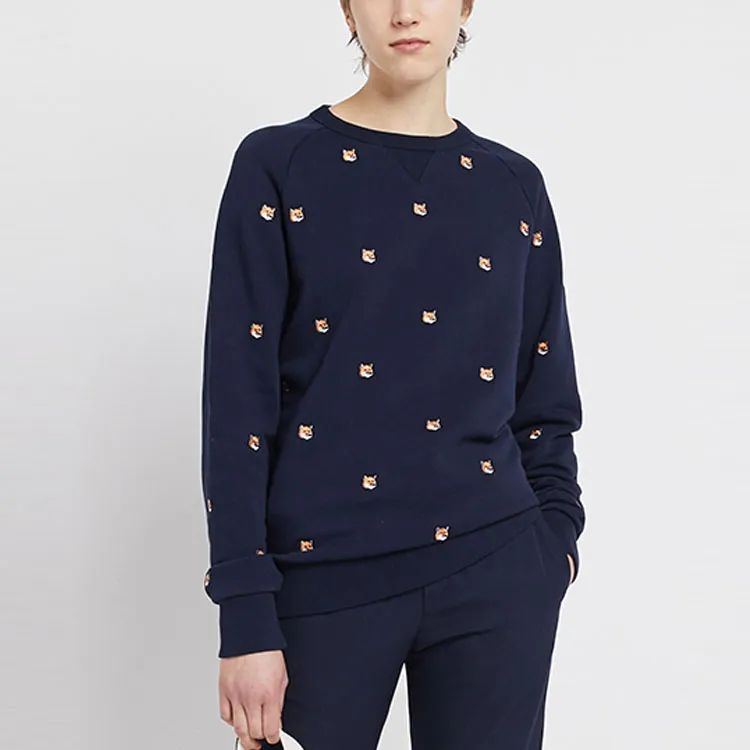 Maison Kitsune Sweatshirts Unisex Navy Blue-3
