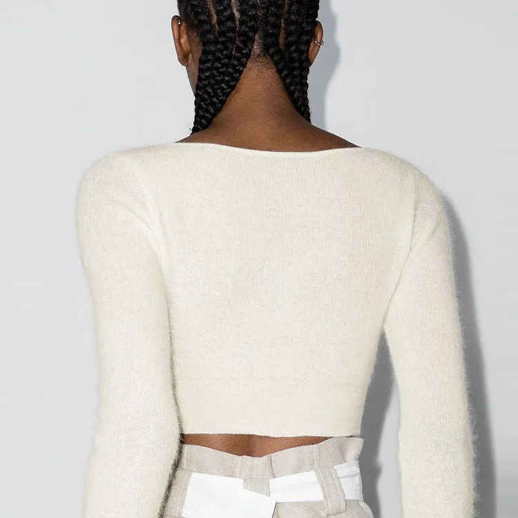 Jacquemus FW21 Sweater Women's White-3