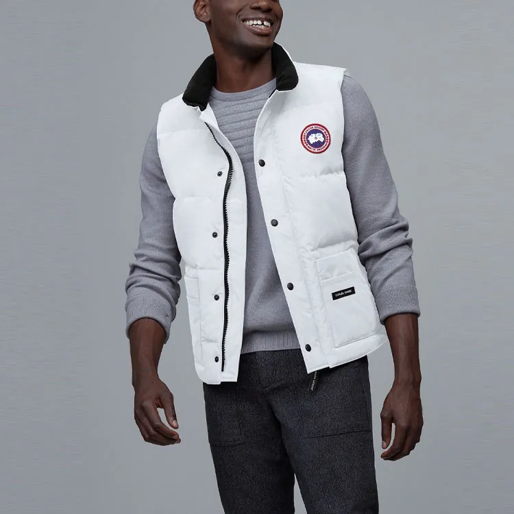 Canada Goose Freestyle Series Vests Men White-3
