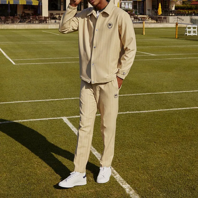 KITH X Wilson Pinstripe Double Knit Chatham Pant-2