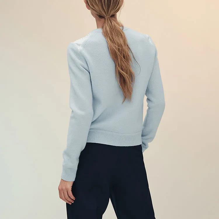 HERMES Sweatshirts Women's Blue-2
