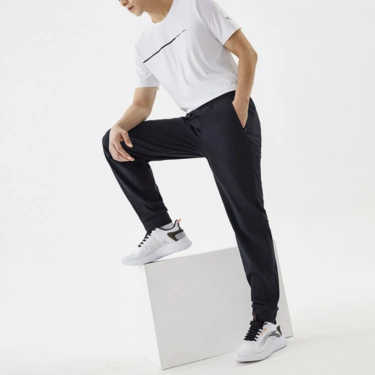 Anta Variety Training Collection Sports Pants Men's Black-2