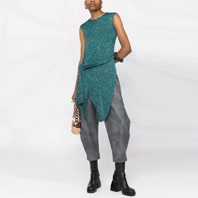 LOEWE Sleeveless Dresses Women's Green-1