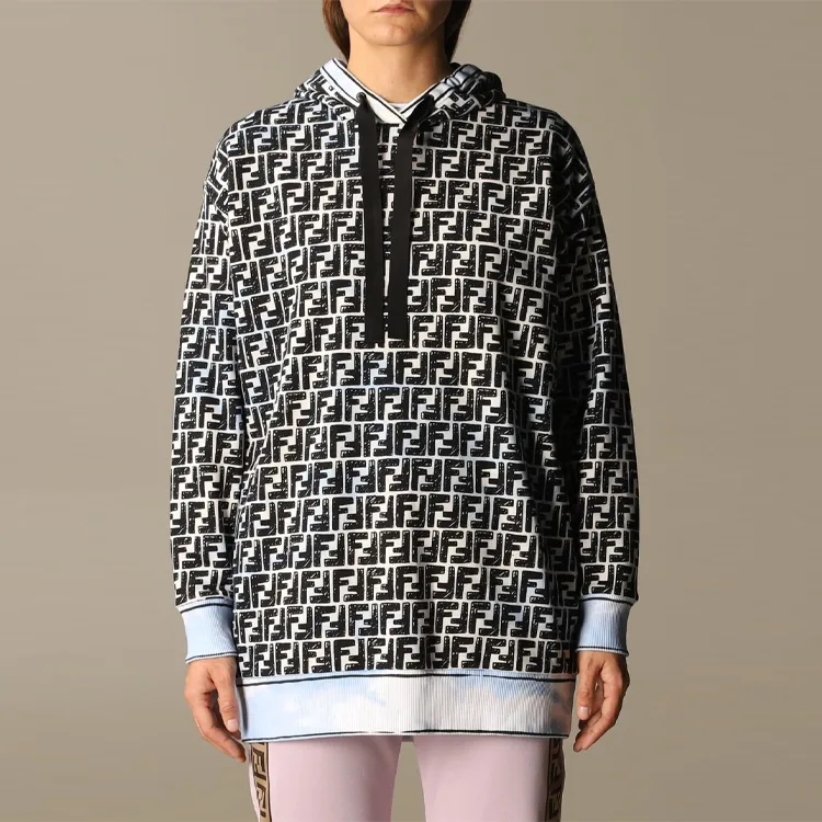 FENDI Sweatshirt Women's Light Blue-2