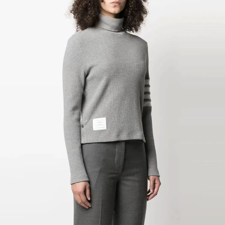 THOM BROWNE· SS21 Sweater Women's Gray-4