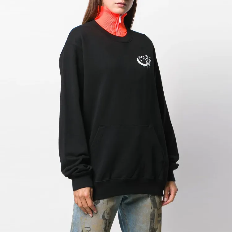 OFF WHITE FW21 Sweatshirts Women's Black-3