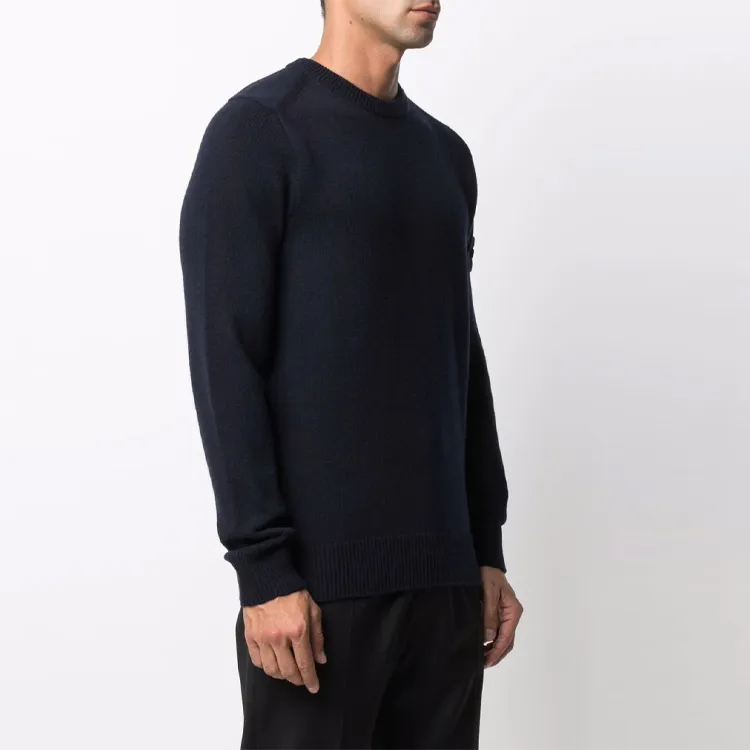 STONE ISLAND Sweaters Men Navy Blue-3
