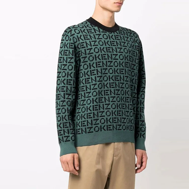 KENZO Sweaters Men Green-3