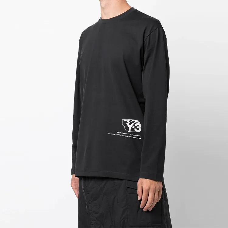 Y 3 T Shirts Men Black-2
