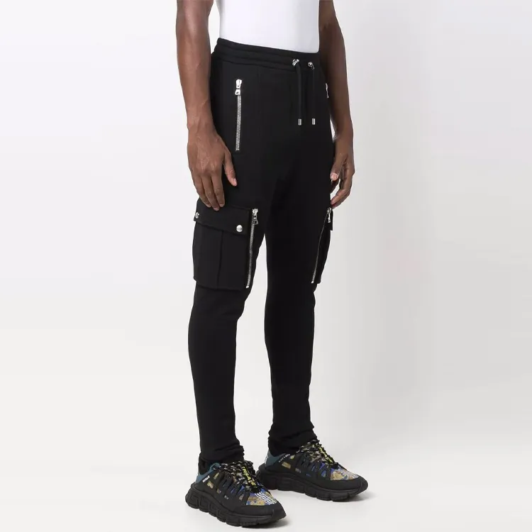 BALMAIN Cargo Pants Men Black-2