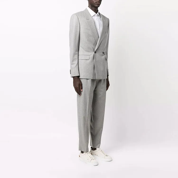 Ermenegildo Zegna Business Suits Men Gray-3