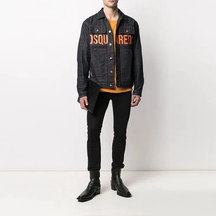DSQUARED 2 Denim Jackets Men Black-1