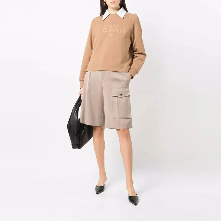 FENDI Sweatshirts Women's Brown-1