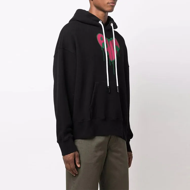 PALM ANGELS Palm Spray Heart Hoodie-2