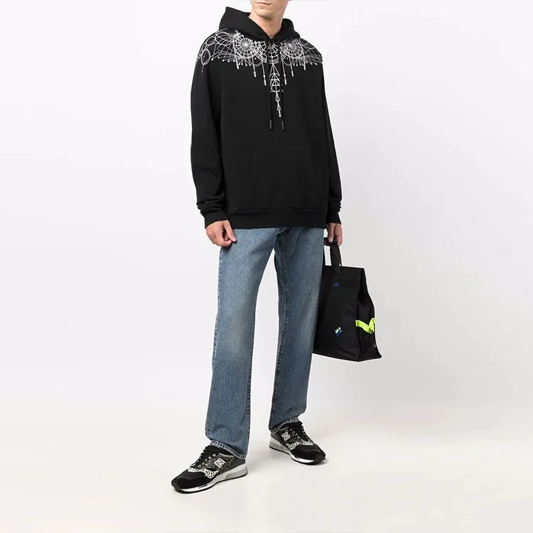 Marcelo Burlon Astral Wings Drawstring Hoodie-2