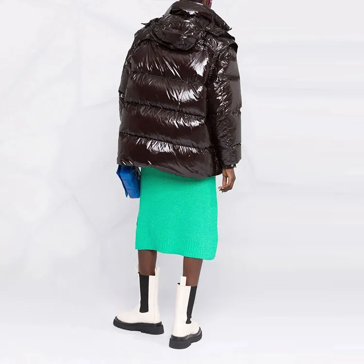 Bottega Veneta Down Jacket Women's Brown-2