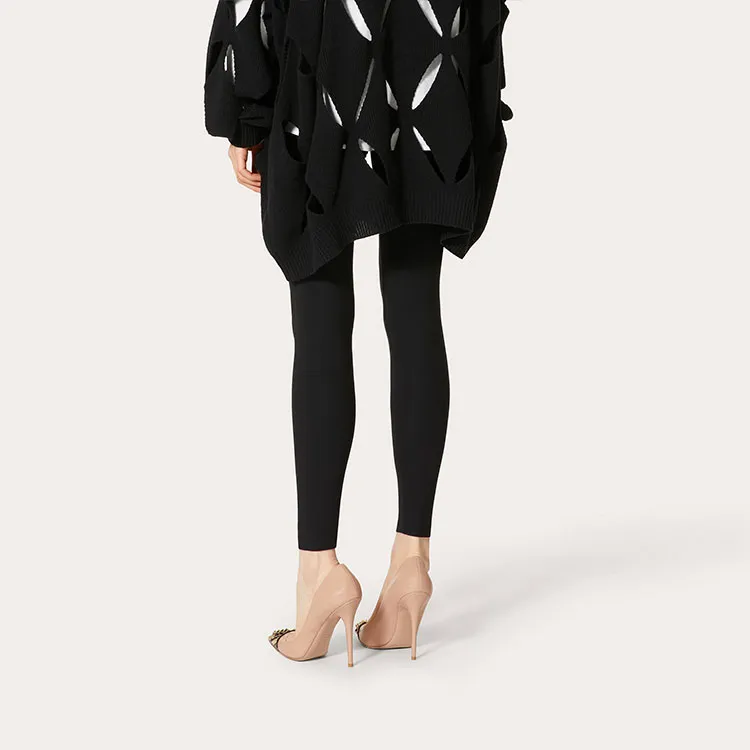 Valentino Leggings Women's Black-3
