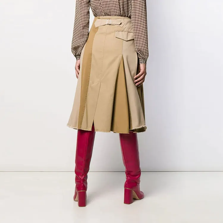 Lanvin Casual Long Skirts Women's Yellow-2