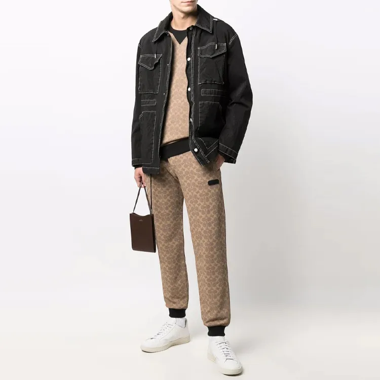 COACH Sweatshirts Men Brown-2