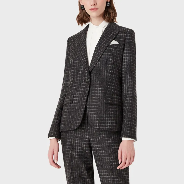 EMPORIO ARMANI Business Suits Coats Women's Black-1