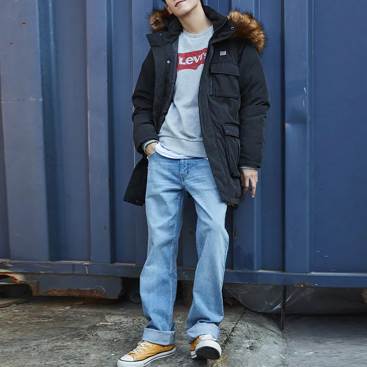 Levis Sweatshirts Men Gray-3