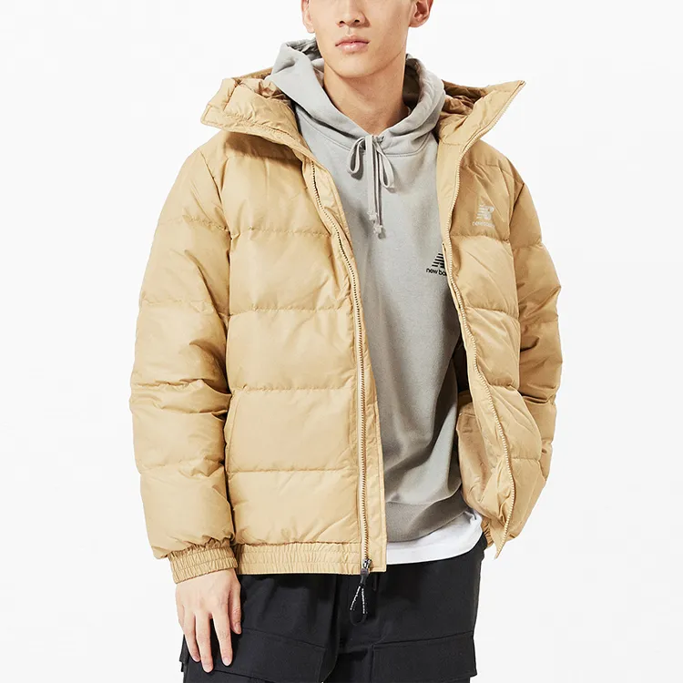 New Balance Leisure Life Down Jacket Men's Beige-2