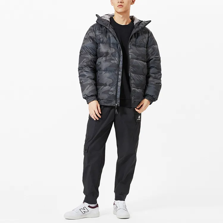 New Balance Down Jacket Men's Camouflage Black-2