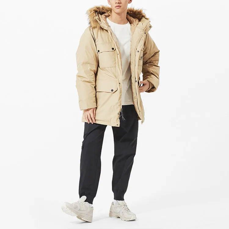 New Balance Down Jacket Winter Men's Khaki-2
