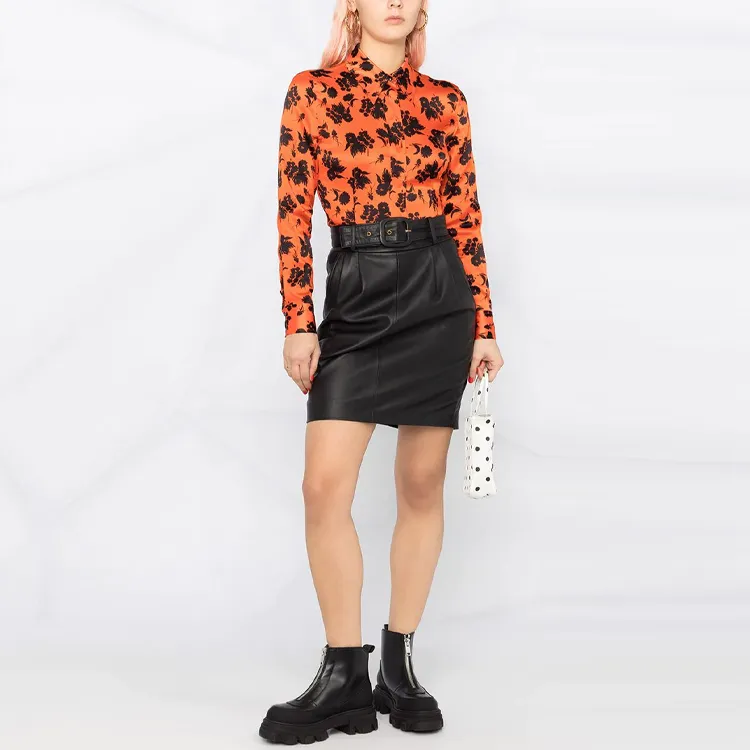 GANNI Shirts Women's Orange-1