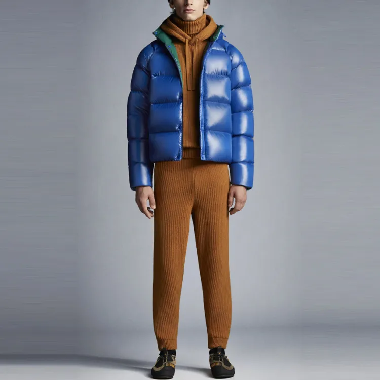 MONCLER GENIUS FW21 Down Jacket Men's Carrot Blue-1