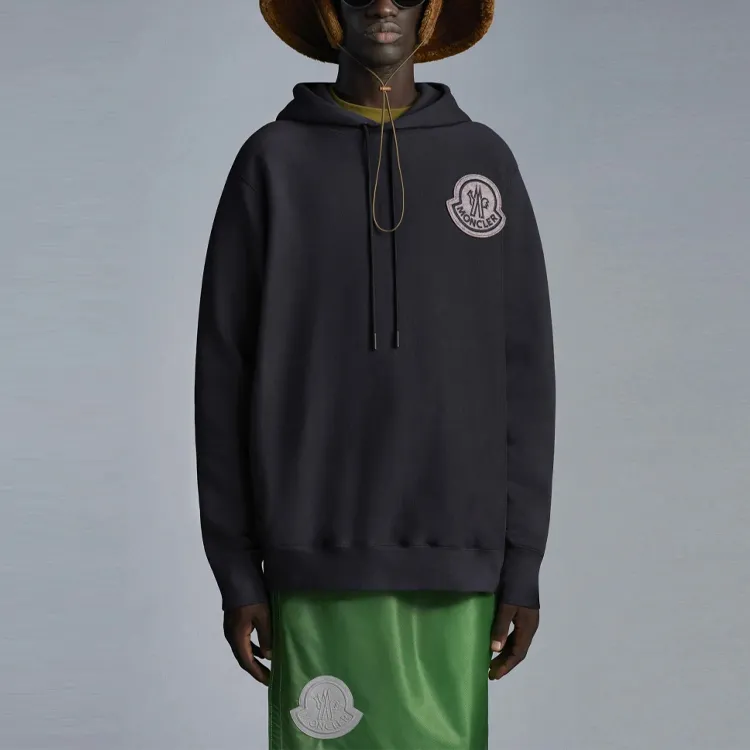 Moncler Sweatshirts Men Navy-2