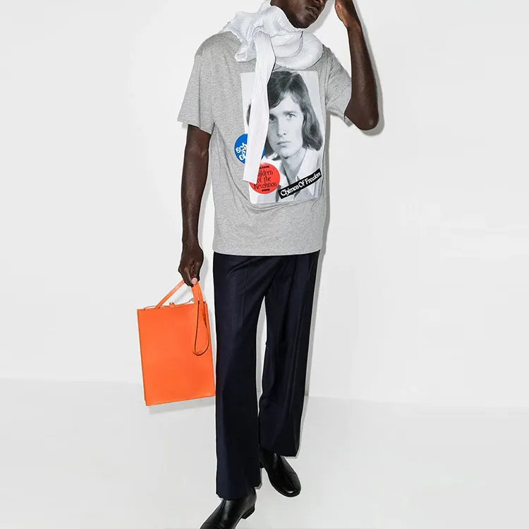 RAF SIMONS T Shirts Men Gray-1
